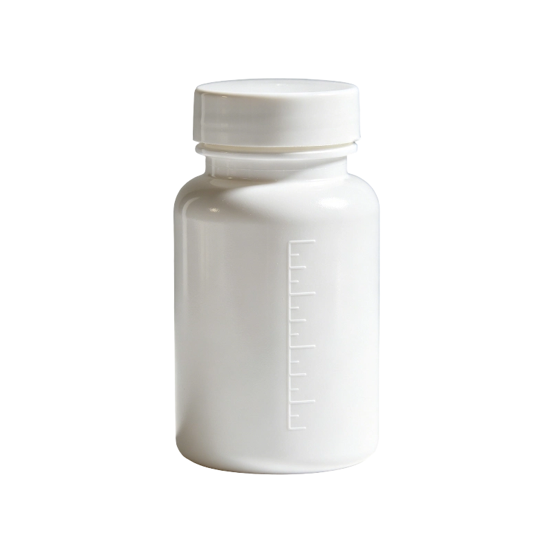 100 ml 150 ml HDPE vitamin tabletta Nutraceutical kerek kapszula flakon